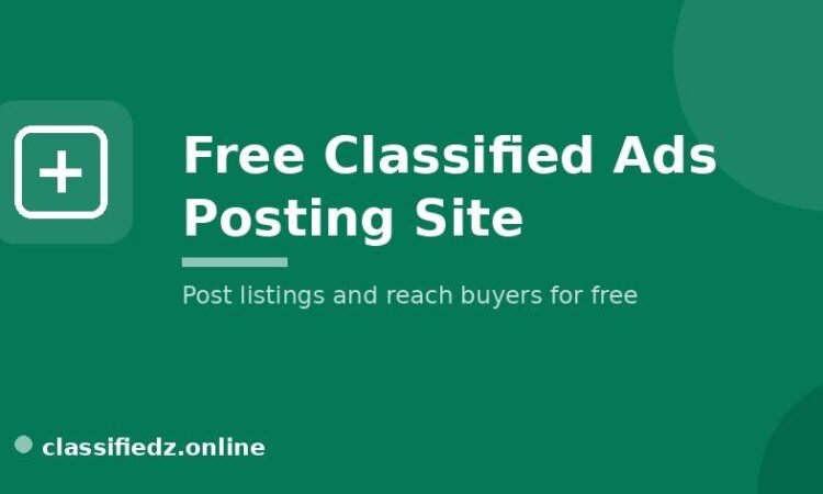 Free classified ads posting site for online listings