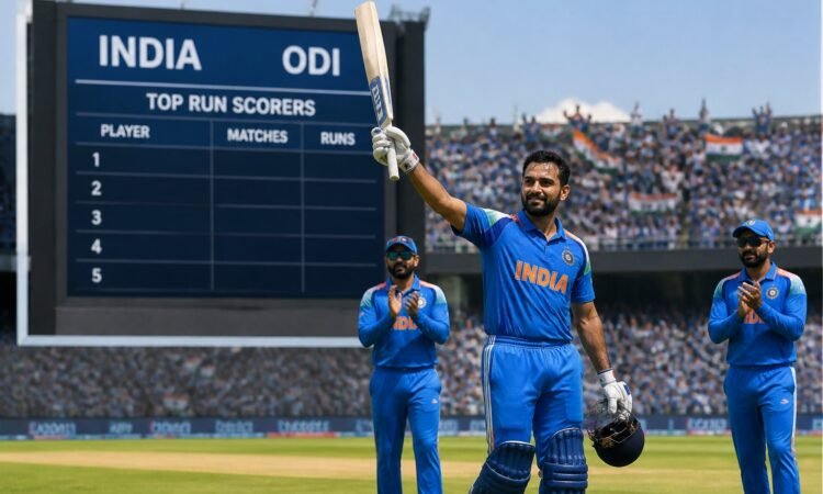 Most ODI Runs for India