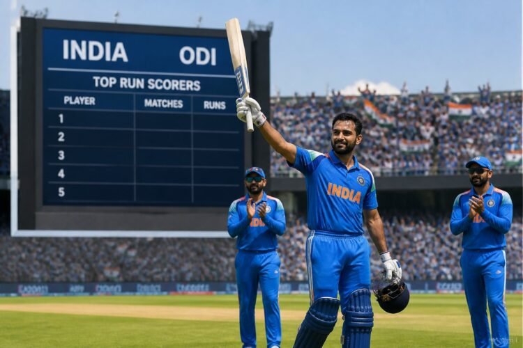 Most ODI Runs for India